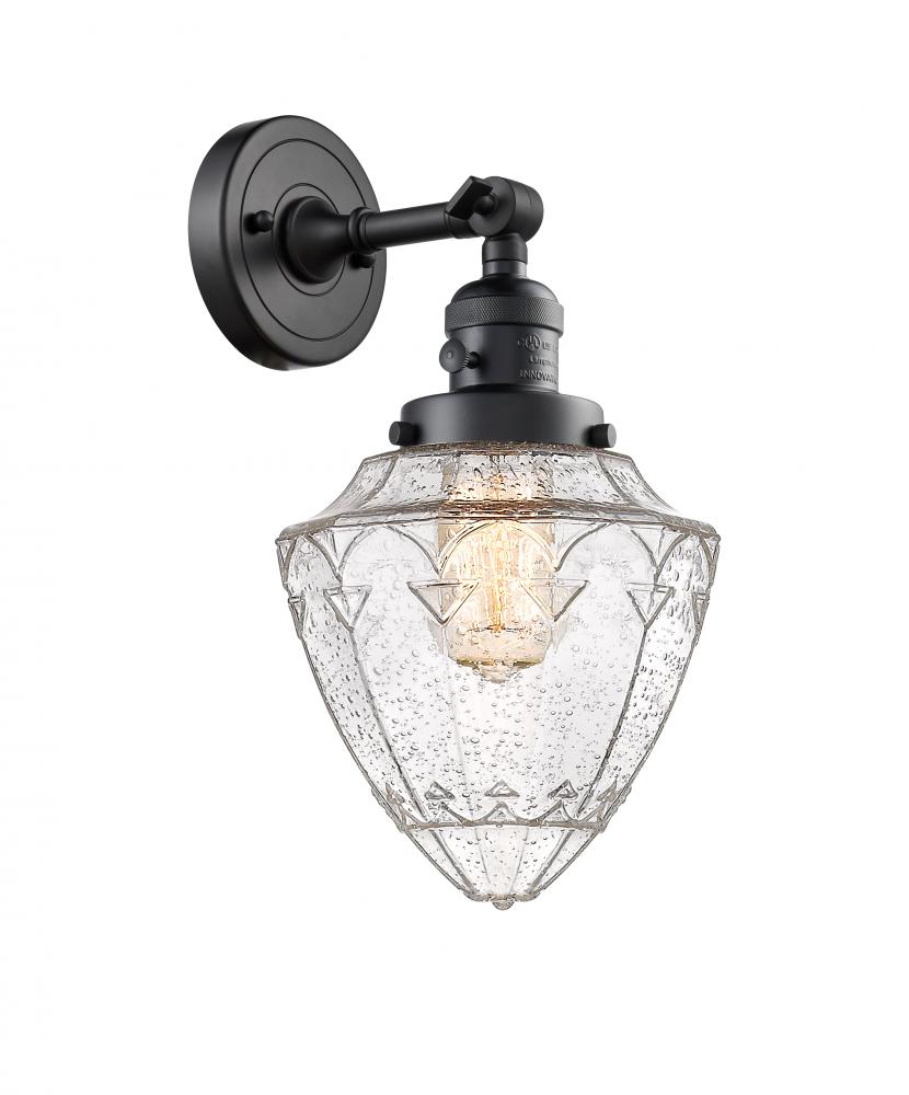 Bullet - 1 Light - 7 inch - Matte Black - Adjustable Sconce