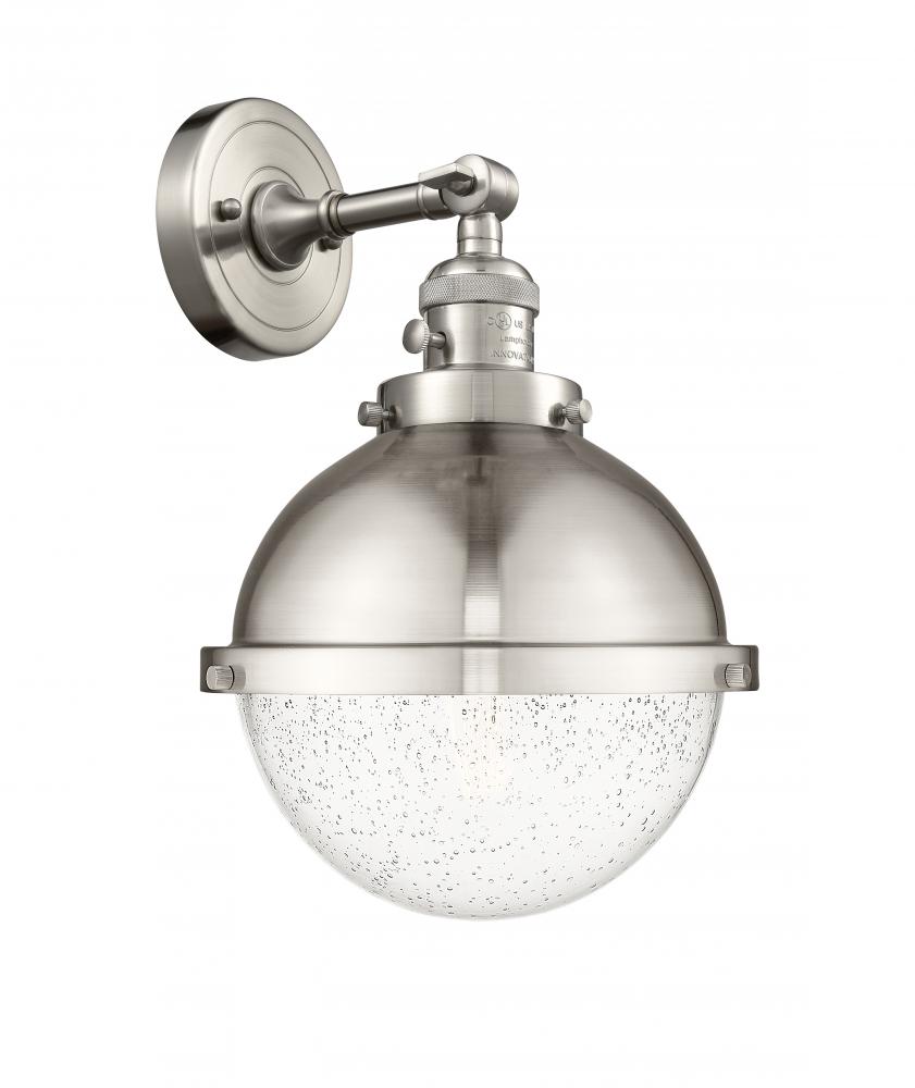 Hampden - 1 Light - 9 inch - Brushed Satin Nickel - Adjustable Sconce