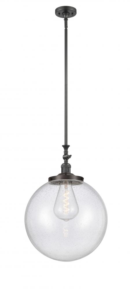 Beacon - 1 Light - 16 inch - Oil Rubbed Bronze - Stem Hung - Adjustable Mini Pendant