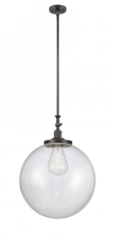 Beacon - 1 Light - 18 inch - Oil Rubbed Bronze - Stem Hung - Adjustable Mini Pendant