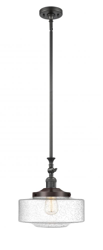 Bridgeton - 1 Light - 12 inch - Oil Rubbed Bronze - Stem Hung - Adjustable Mini Pendant