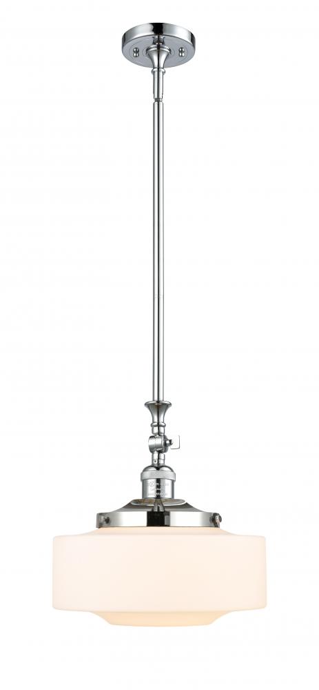 Bridgeton - 1 Light - 12 inch - Polished Chrome - Stem Hung - Adjustable Mini Pendant