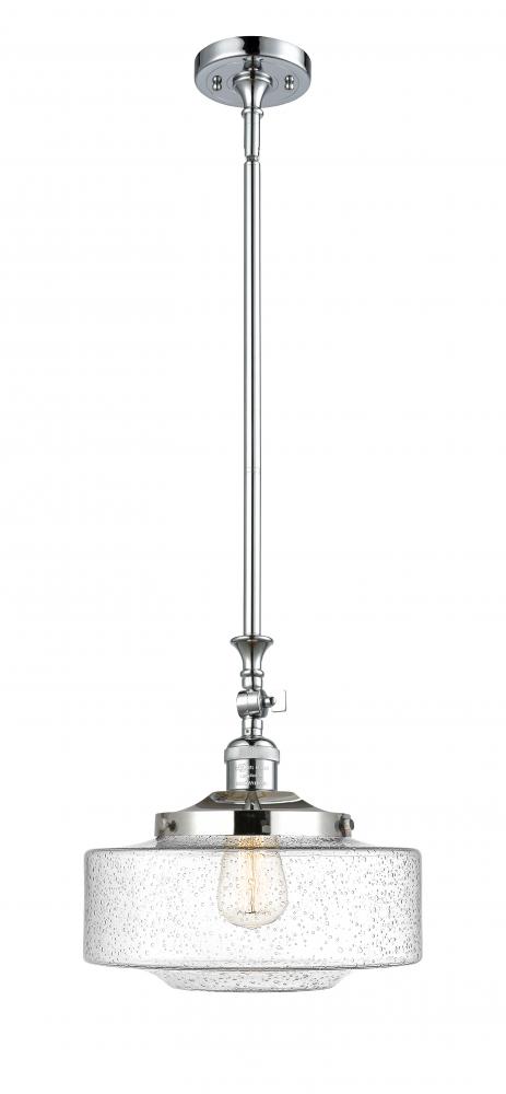 Bridgeton - 1 Light - 12 inch - Polished Chrome - Stem Hung - Adjustable Mini Pendant