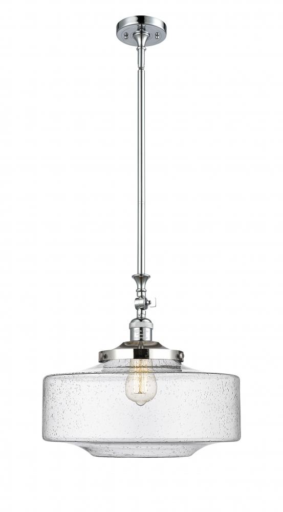 Bridgeton - 1 Light - 16 inch - Polished Chrome - Stem Hung - Adjustable Mini Pendant
