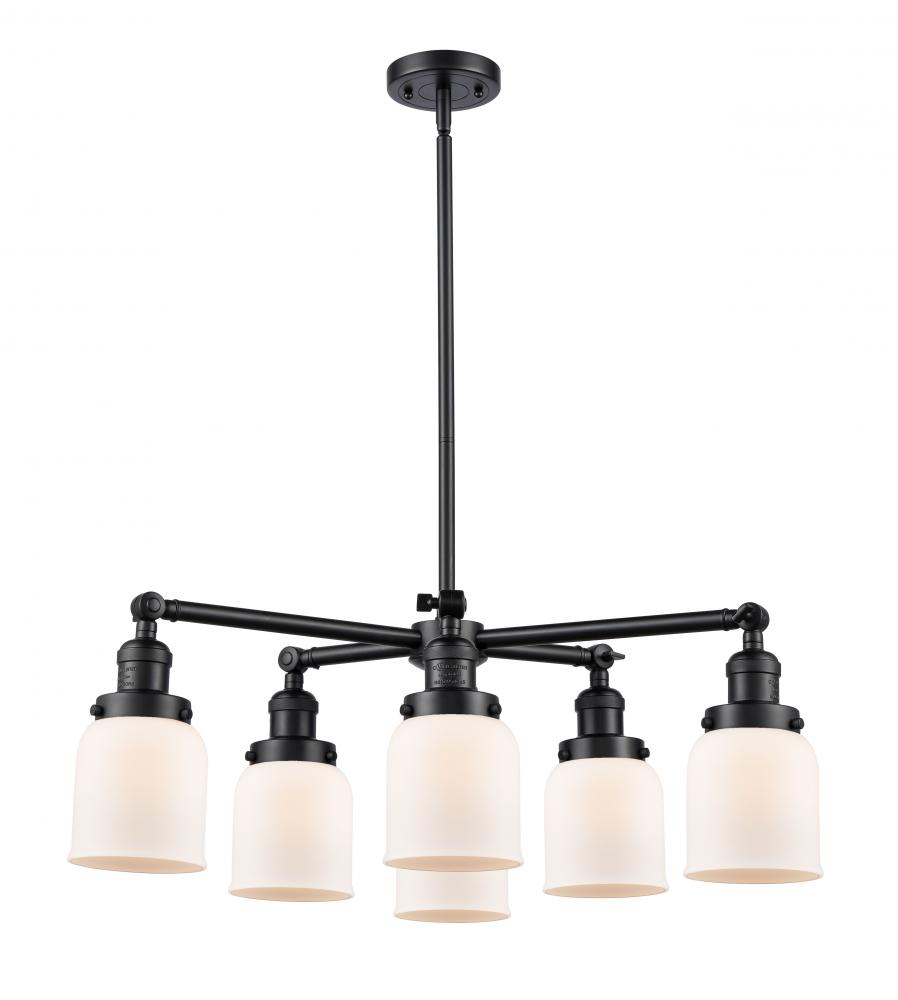 Small Bell 6 Light Chandelier