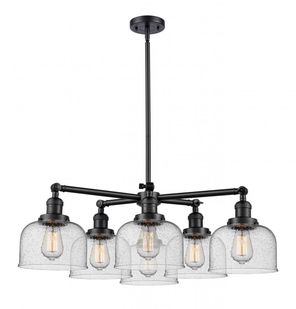 Large Bell 6 Light Chandelier