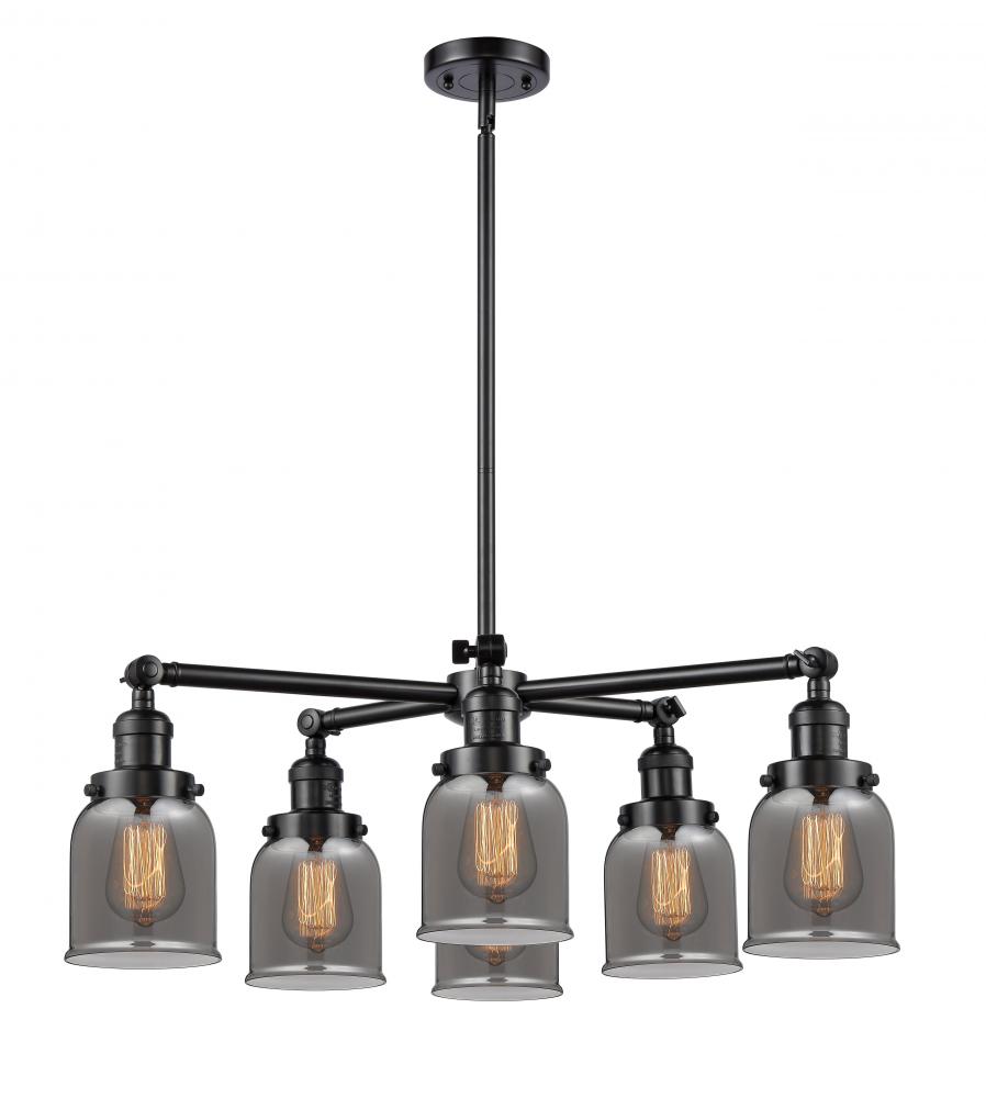 Small Bell 6 Light Chandelier