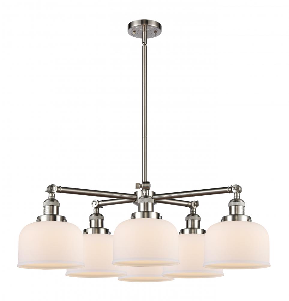 Large Bell 6 Light Chandelier