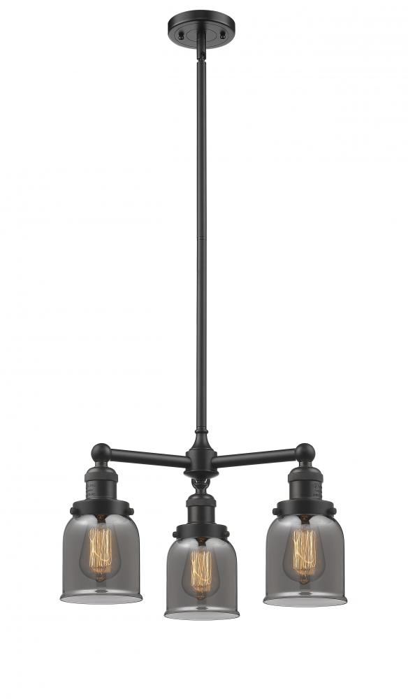 Bell - 3 Light - 19 inch - Oil Rubbed Bronze - Stem Hung - Chandelier