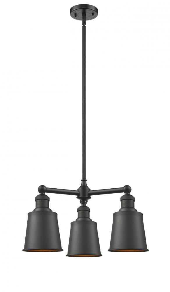 Addison - 3 Light - 19 inch - Oil Rubbed Bronze - Stem Hung - Chandelier