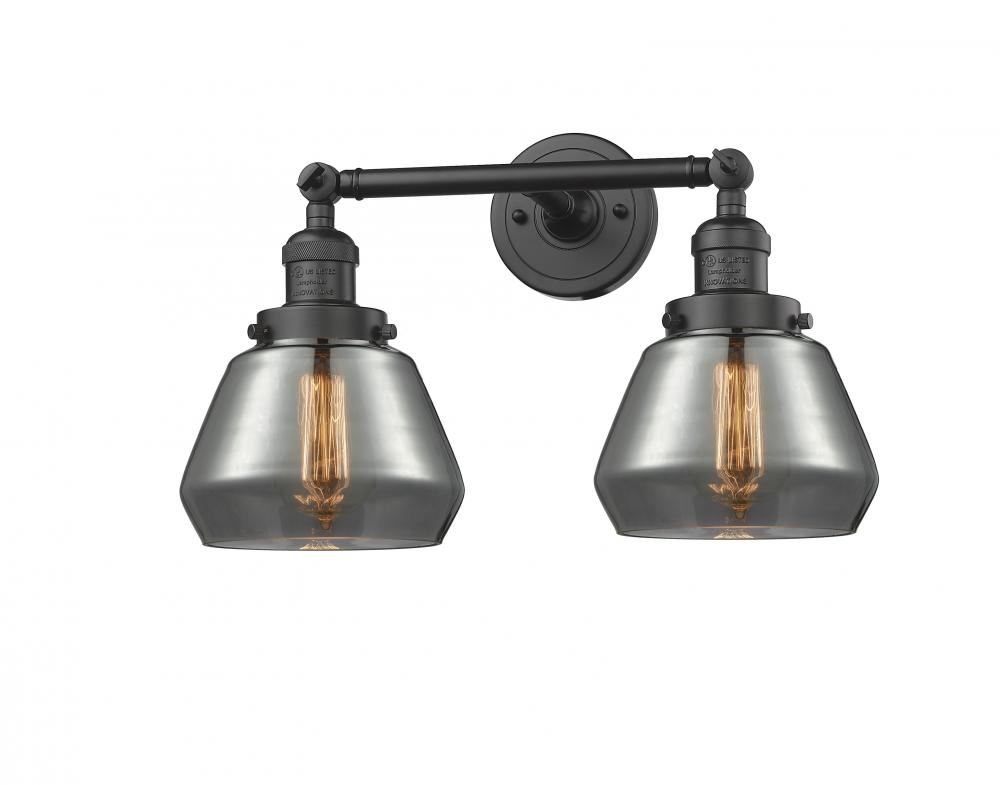 Fulton - 2 Light - 17 inch - Oil Rubbed Bronze - Adjustable Bath Vanity Light