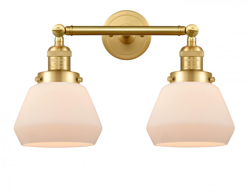 Fulton - 2 Light - 17 inch - Satin Gold - Adjustable Bath Vanity Light