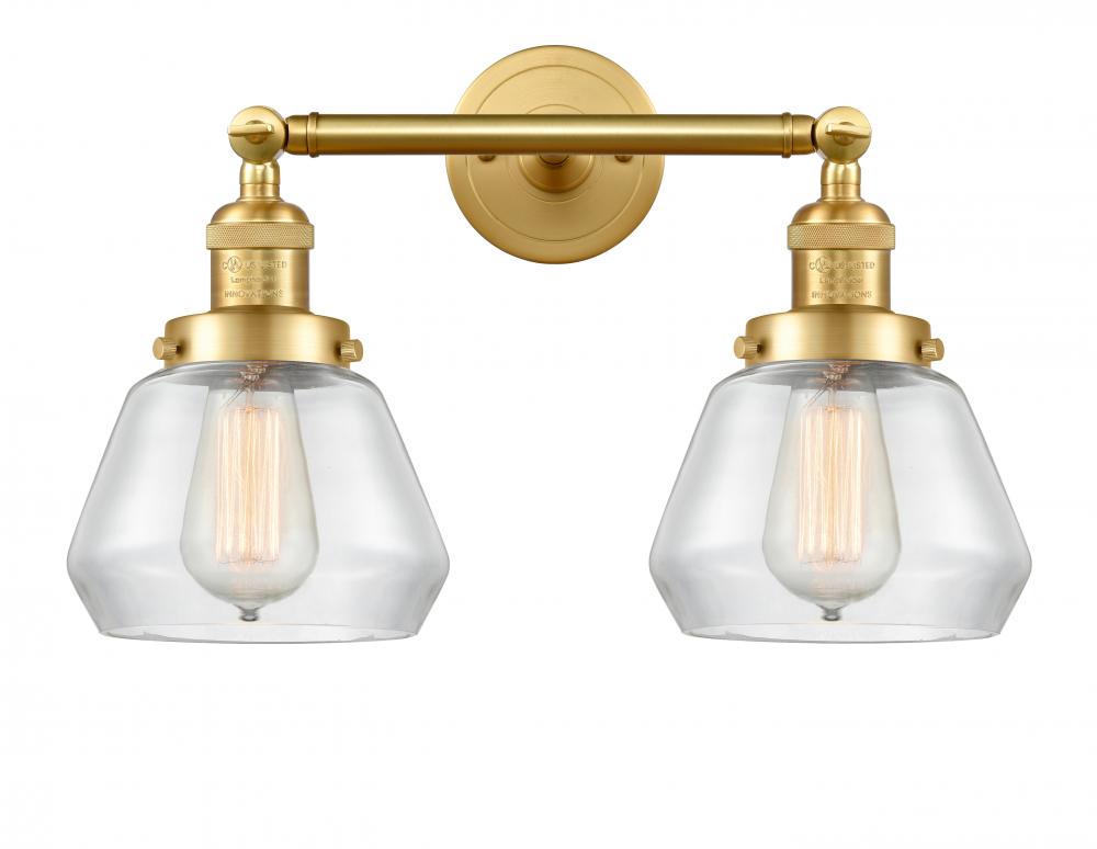 Fulton - 2 Light - 17 inch - Satin Gold - Adjustable Bath Vanity Light