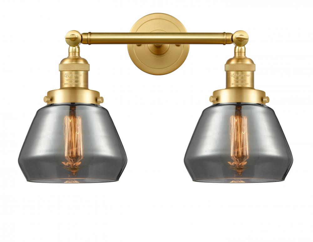 Fulton - 2 Light - 17 inch - Satin Gold - Adjustable Bath Vanity Light