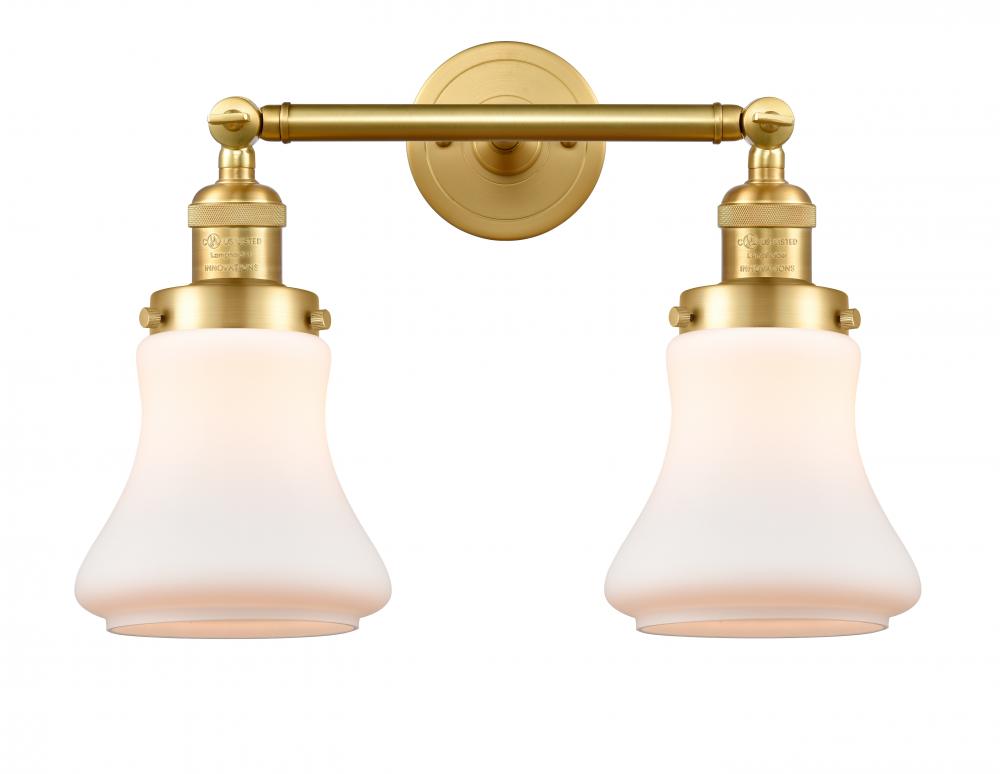 Bellmont - 2 Light - 17 inch - Satin Gold - Adjustable Bath Vanity Light