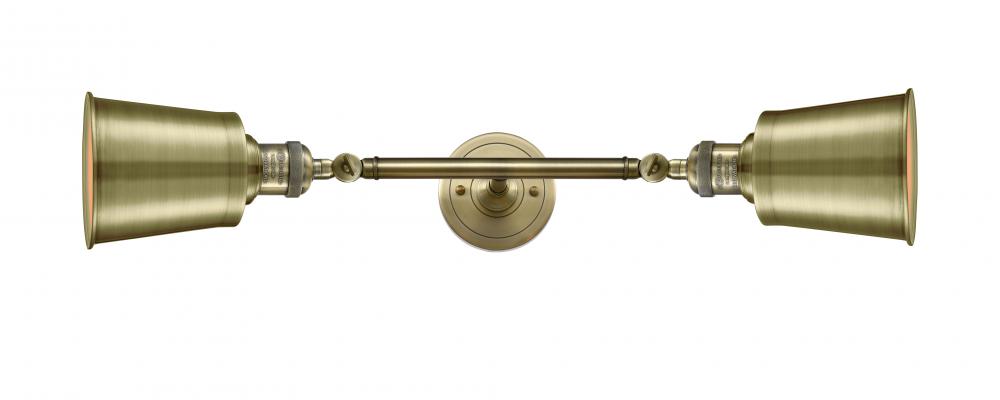 Addison - 2 Light - 5 inch - Antique Brass - Adjustable Bath Vanity Light