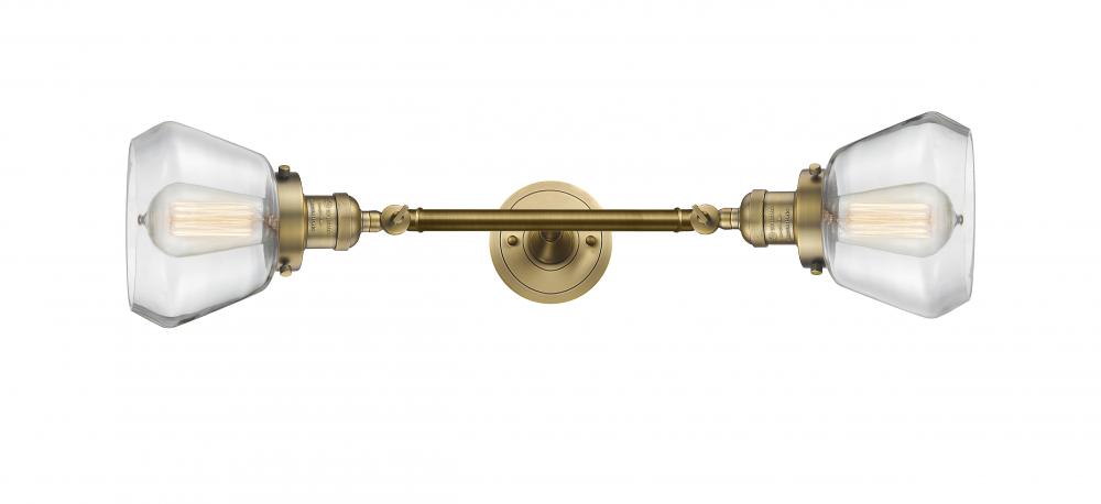Fulton - 2 Light - 7 inch - Brushed Brass - Adjustable Bath Vanity Light