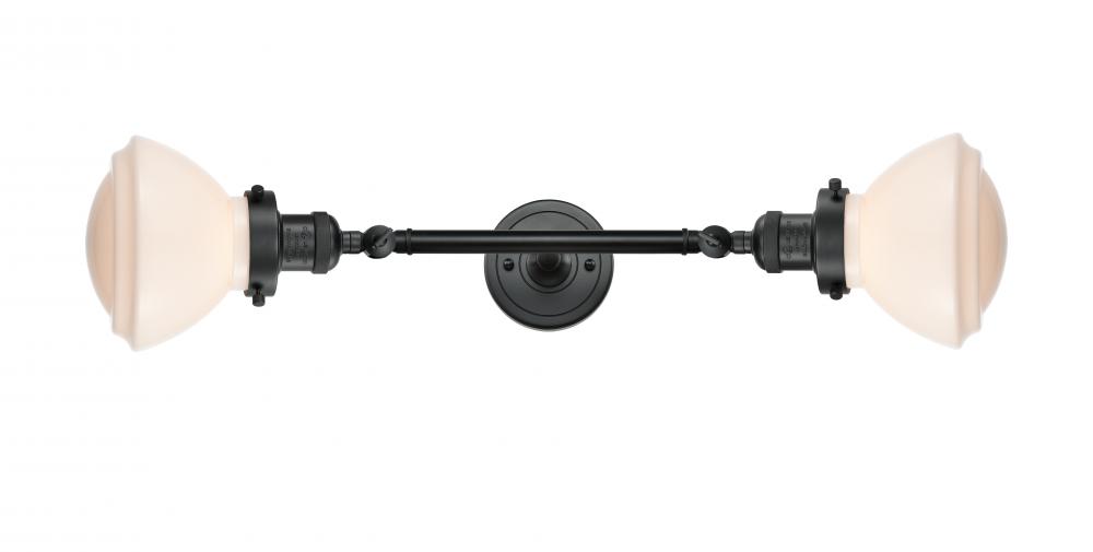 Olean - 2 Light - 7 inch - Matte Black - Adjustable Bath Vanity Light