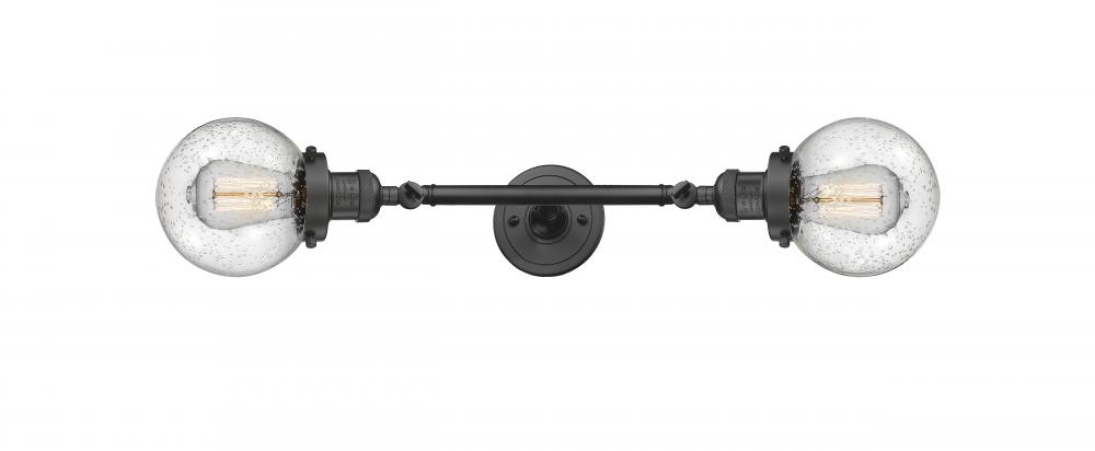 Beacon - 2 Light - 6 inch - Oil Rubbed Bronze - Adjustable Bath Vanity Light