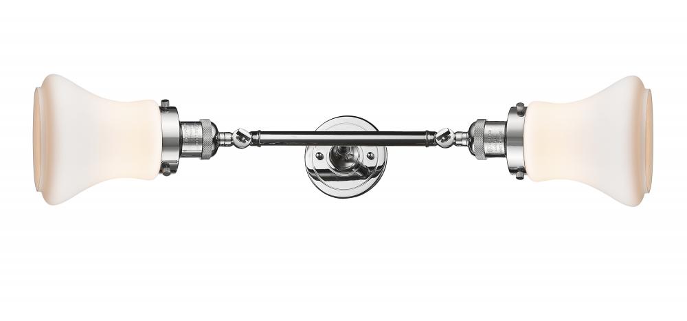 Bellmont - 2 Light - 6 inch - Polished Chrome - Adjustable Bath Vanity Light