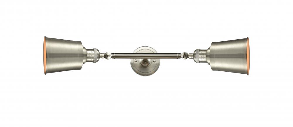 Addison - 2 Light - 5 inch - Brushed Satin Nickel - Adjustable Bath Vanity Light