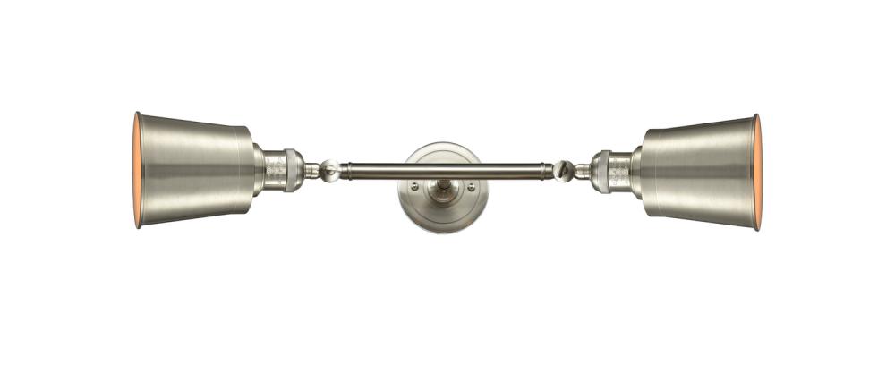 Addison - 2 Light - 5 inch - Brushed Satin Nickel - Adjustable Bath Vanity Light