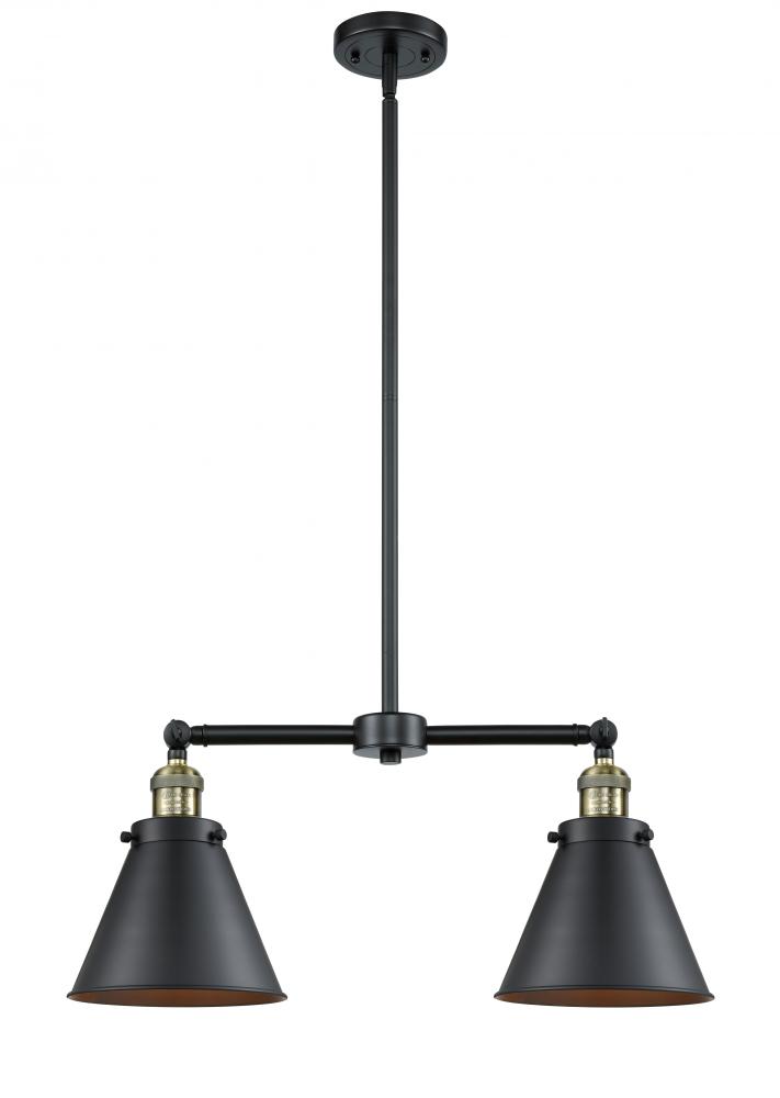 Appalachian - 2 Light - 23 inch - Black Antique Brass - Stem Hung - Adjustable Island Light