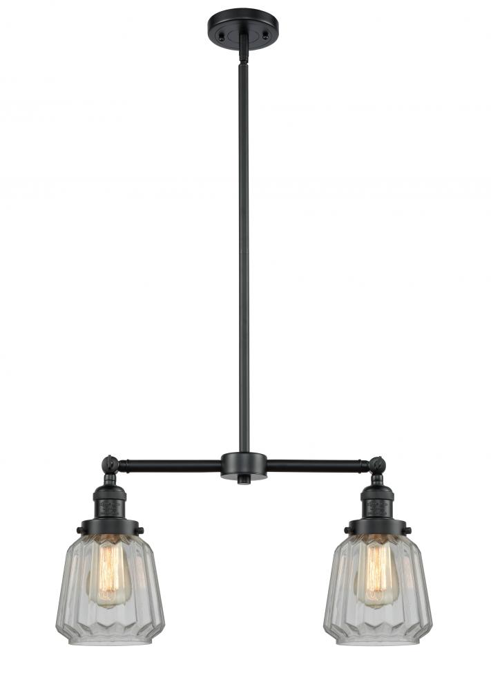 Chatham - 2 Light - 21 inch - Oil Rubbed Bronze - Stem Hung - Adjustable Island Light