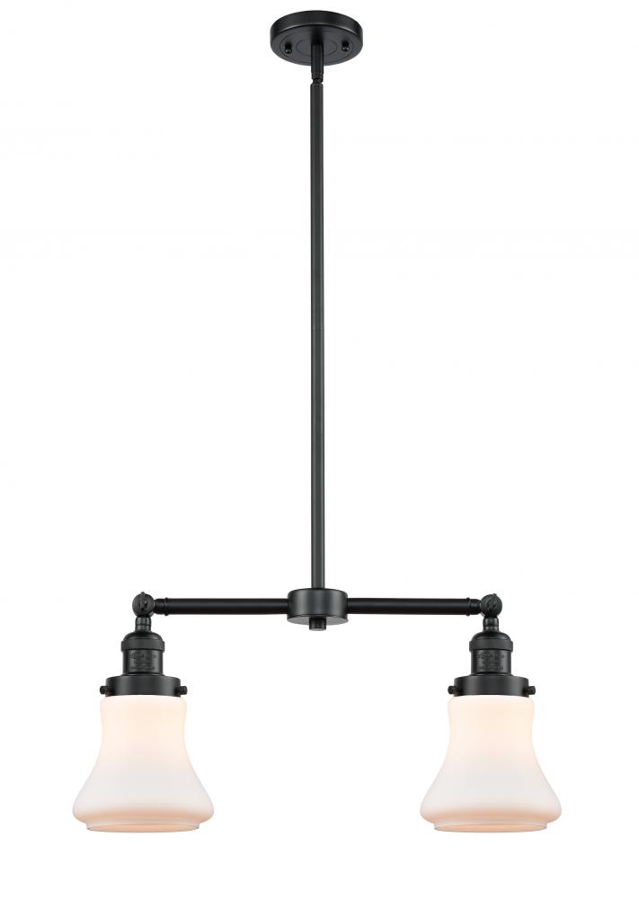 Bellmont - 2 Light - 21 inch - Oil Rubbed Bronze - Stem Hung - Adjustable Island Light