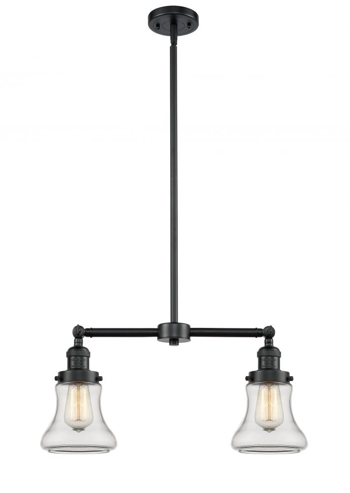 Bellmont - 2 Light - 21 inch - Oil Rubbed Bronze - Stem Hung - Adjustable Island Light