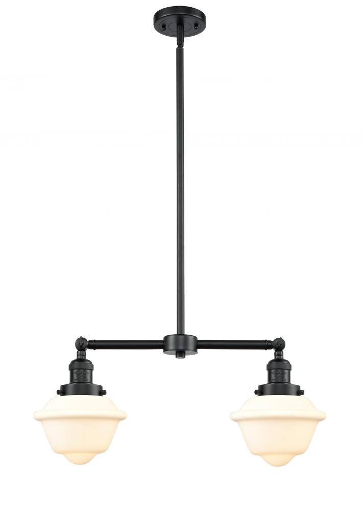 Oxford - 2 Light - 24 inch - Oil Rubbed Bronze - Stem Hung - Adjustable Island Light