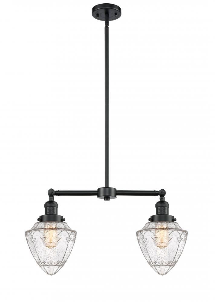 Bullet - 2 Light - 24 inch - Oil Rubbed Bronze - Stem Hung - Adjustable Island Light