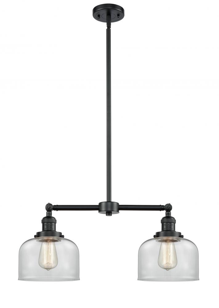 Bell - 2 Light - 21 inch - Oil Rubbed Bronze - Stem Hung - Adjustable Island Light