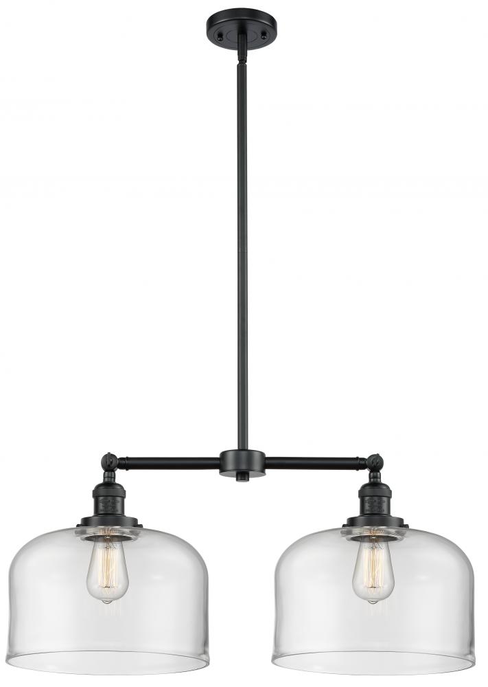Bell - 2 Light - 21 inch - Oil Rubbed Bronze - Stem Hung - Adjustable Island Light