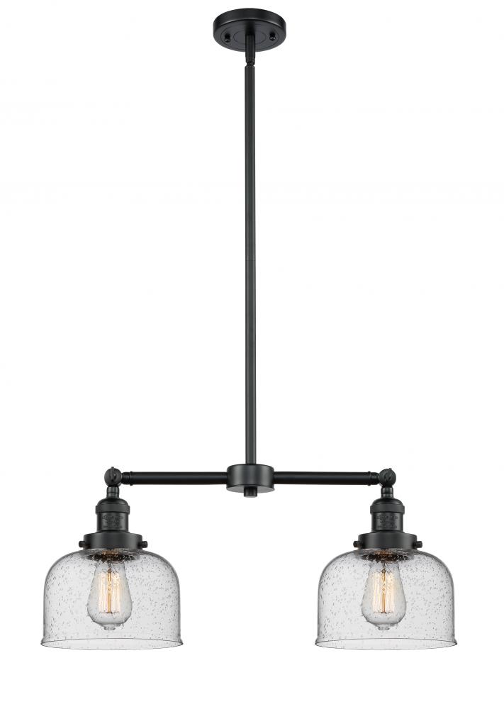 Bell - 2 Light - 21 inch - Oil Rubbed Bronze - Stem Hung - Adjustable Island Light