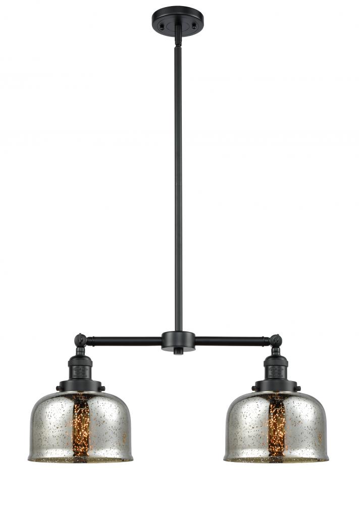 Bell - 2 Light - 24 inch - Oil Rubbed Bronze - Stem Hung - Adjustable Island Light