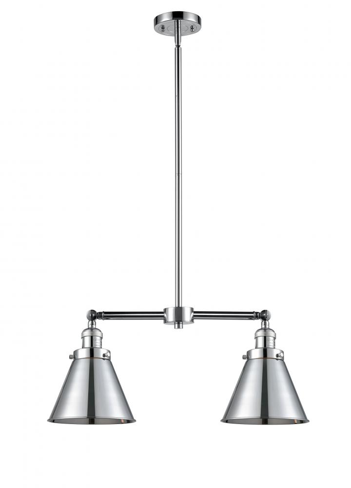 Appalachian - 2 Light - 23 inch - Polished Chrome - Stem Hung - Adjustable Island Light