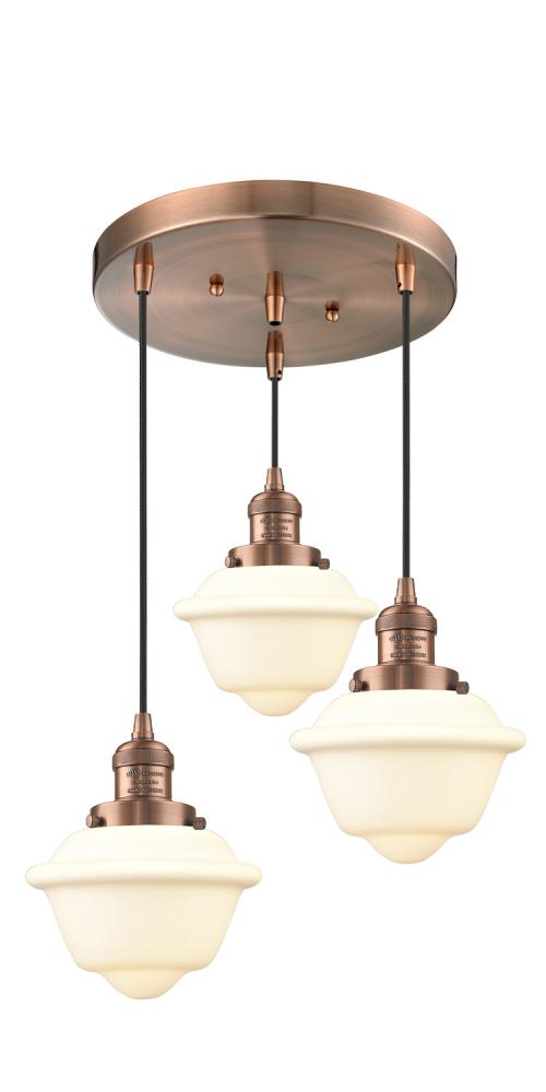 Small Oxford 3 Light Multi-Pendant