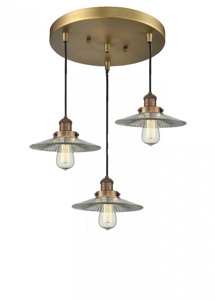 Halophane 3 Light Multi-Pendant