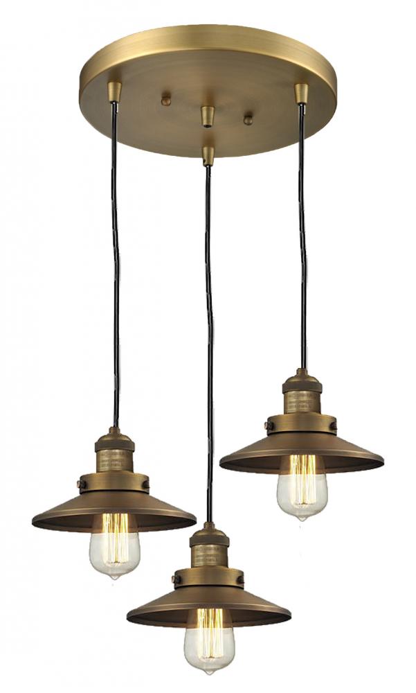 Railroad 3 Light Multi-Pendant