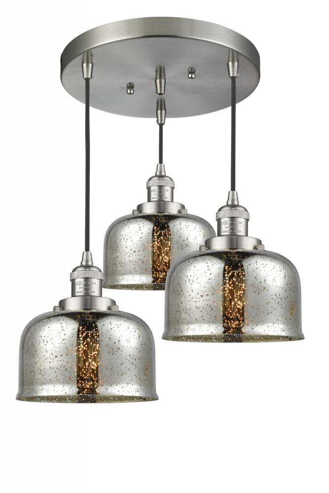 Large Bell 3 Light Multi-Pendant