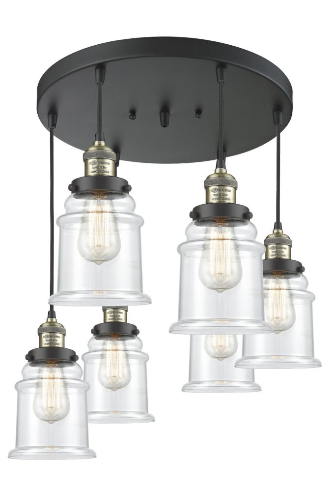 Canton 6 Light Multi-Pendant