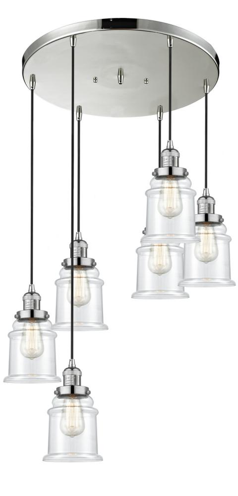 Canton 6 Light Multi-Pendant