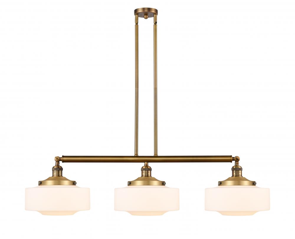 Bridgeton - 3 Light - 44 inch - Brushed Brass - Stem Hung - Adjustable Island Light