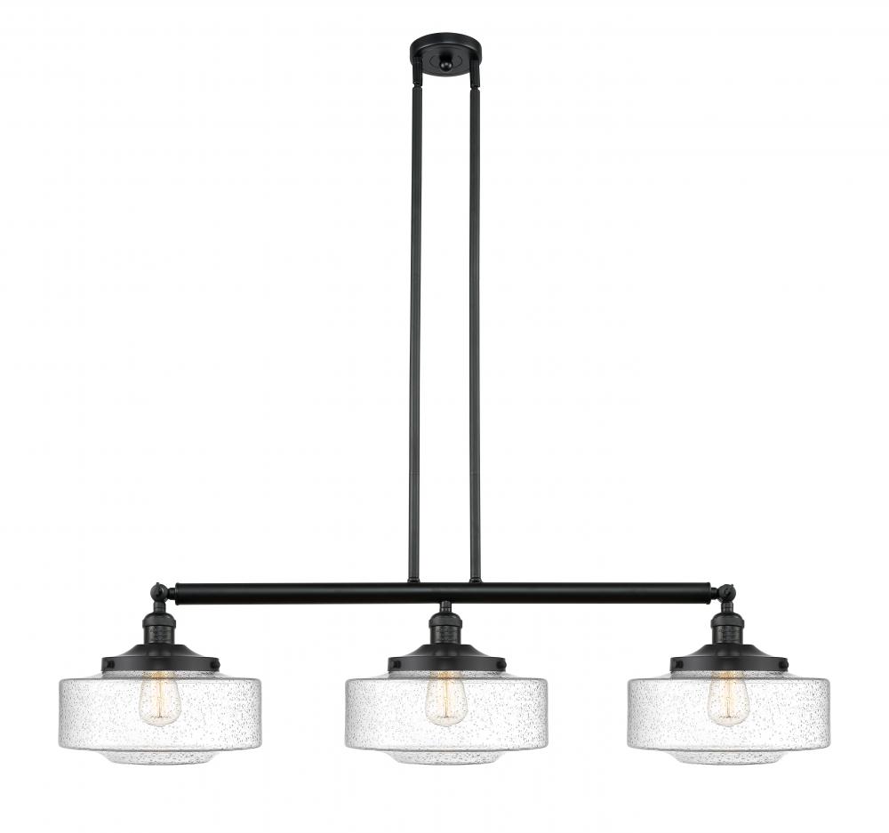 Bridgeton - 3 Light - 44 inch - Matte Black - Stem Hung - Adjustable Island Light