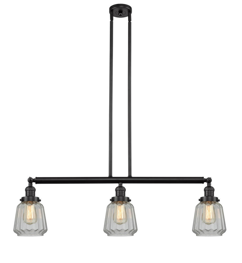 Chatham - 3 Light - 39 inch - Oil Rubbed Bronze - Stem Hung - Adjustable Island Light