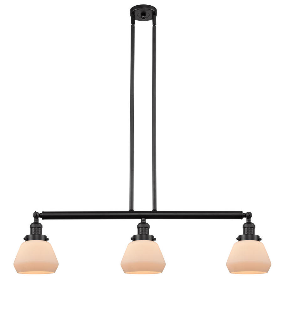 Fulton - 3 Light - 39 inch - Oil Rubbed Bronze - Stem Hung - Adjustable Island Light