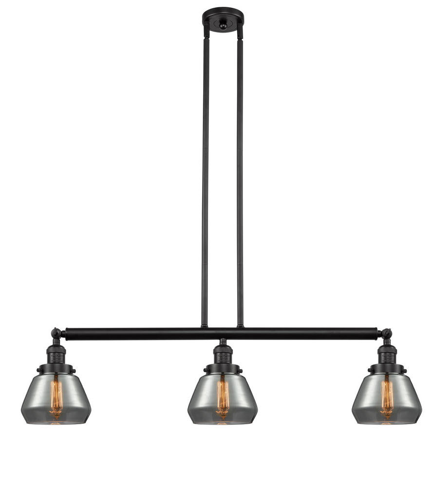 Fulton - 3 Light - 39 inch - Oil Rubbed Bronze - Stem Hung - Adjustable Island Light