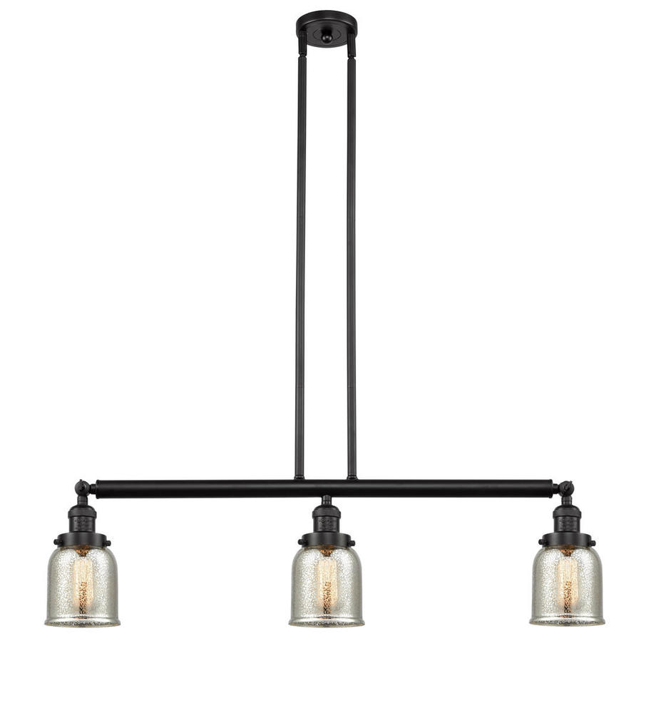Bell - 3 Light - 38 inch - Oil Rubbed Bronze - Stem Hung - Adjustable Island Light