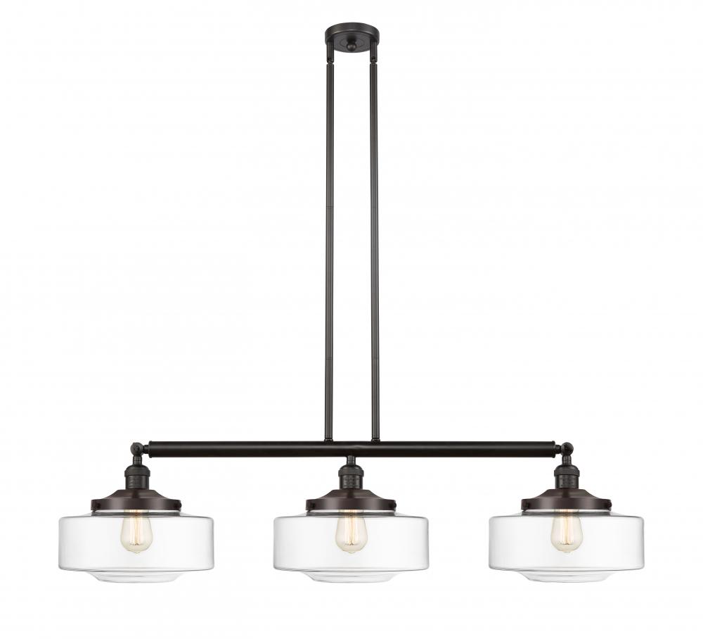 Bridgeton - 3 Light - 44 inch - Oil Rubbed Bronze - Stem Hung - Adjustable Island Light
